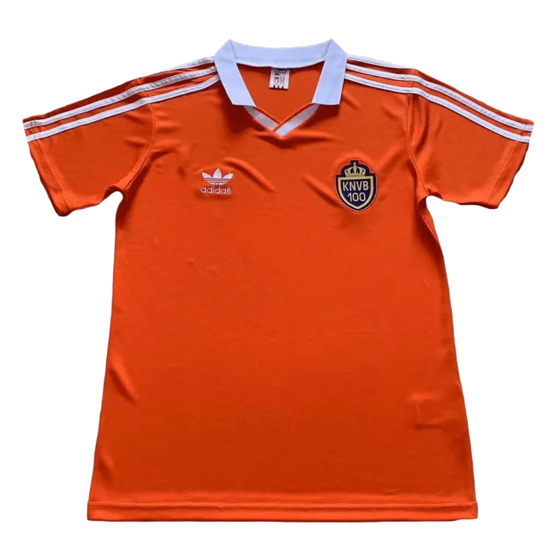 0b54250be9 Netherlands 100th Anniversary Retro Jersey Home 1988 - Image 1