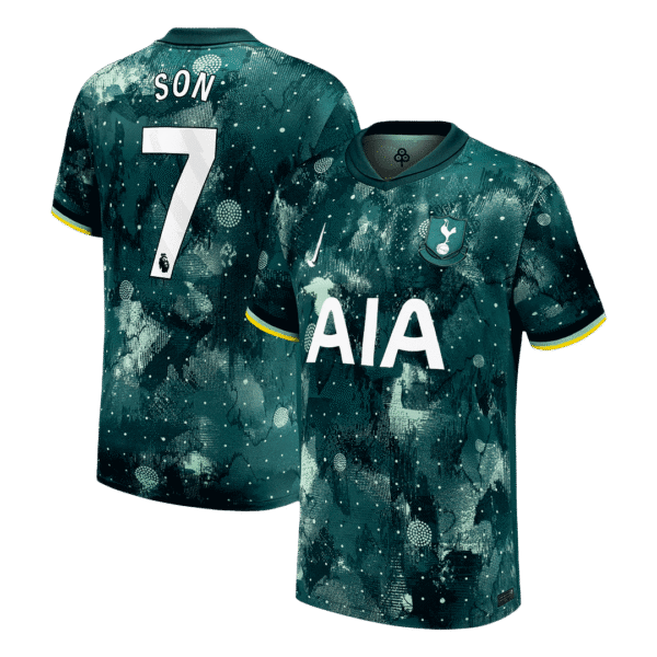 SON 7# Tottenham Hotspur Soccer Jersey Third Away Custom Shirt 2024-25