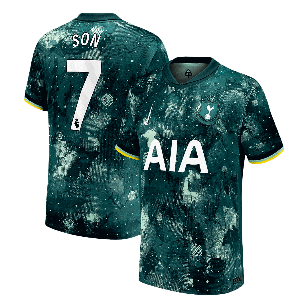 117d944ffb SON 7# Tottenham Hotspur Soccer Jersey Third Away Custom Shirt 2024-25 - Image 1