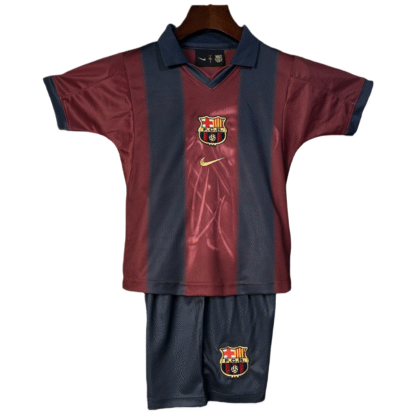 Kids Barcelona Travis Scott Soccer Kits 25-26