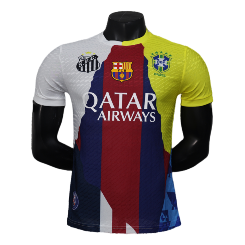 2025-05-21105409034-1424580444 Neymar Barcelona and Brazil Santos PSG 25-26 Joint Club Player Special Edition New Football Shirt - Image 1