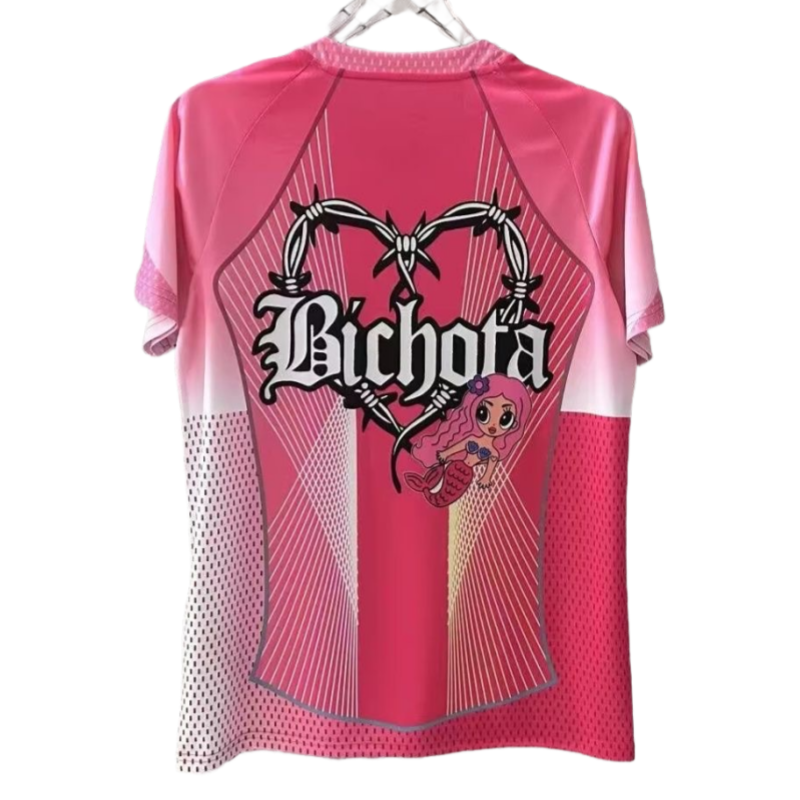 2025091217401693448 Barcelona Pink Barbie Princess's Mermaid special Edition Football Shirt 2025-26(Non customized) - Image 1