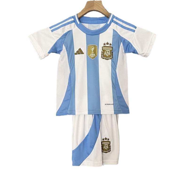 2806c5cf 2024 Argentina Home Kid Kits Football Jersey - Image 1