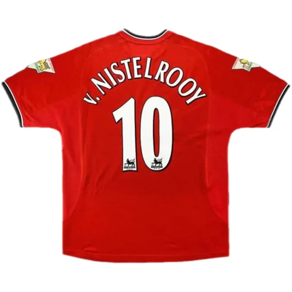 2000/02 Manchester United v.NISTELROOY #10 Retro Jersey Home