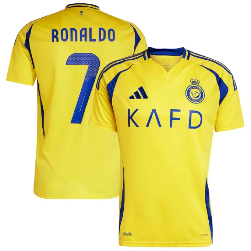 3bc439aa27 2024/25 RONALDO #7 Al Nassr Home Jersey - Image 1