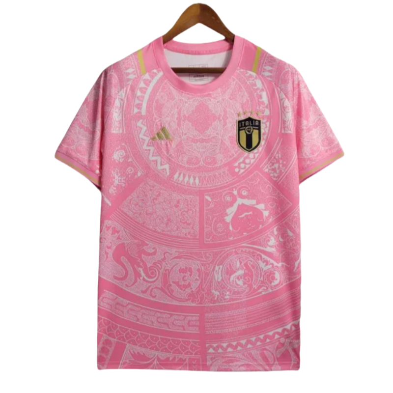 438398dace 2024 Italy Special Edition Home Jersey Pink - Image 1