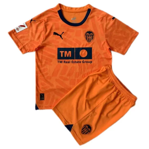 Kids Valencia 2023/24 Third Kit Jersey+Shorts