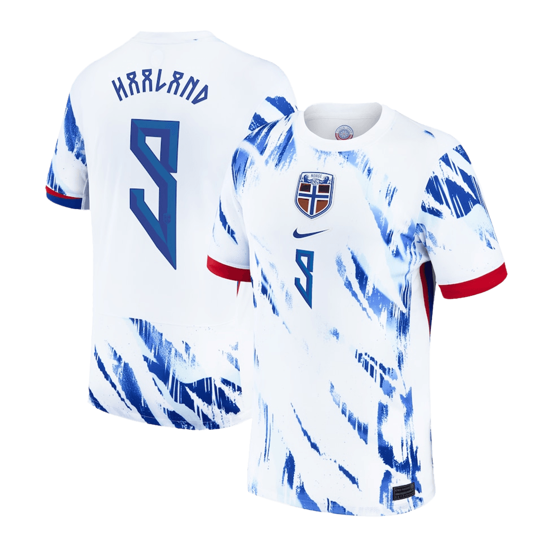 56cddd9e95 HAALAND #9 Norway Nike Soccer Jersey Away Player Version Shirt 2024 - Image 1