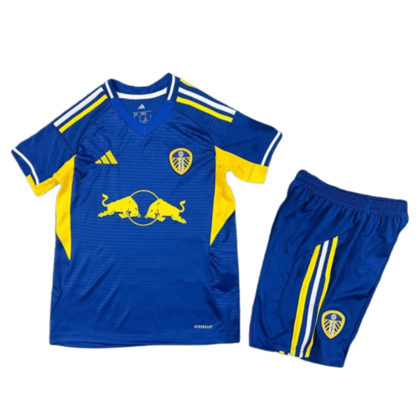 Leeds United Away Kids Football Shirt Kit 2025-26 Fan version
