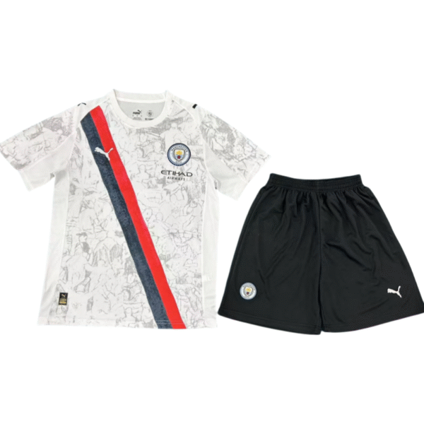 Manchester city Special Edition kids Soccer jerseys Kit 2025-26