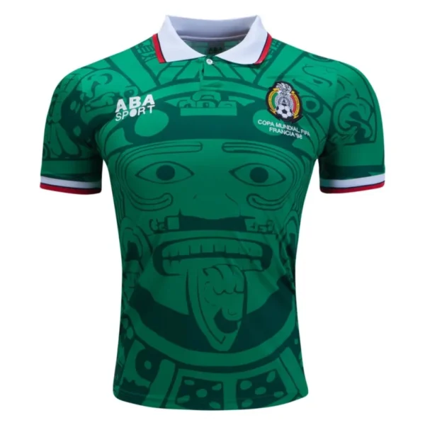 Mexico World Cup 1998  Retro Home Jersey