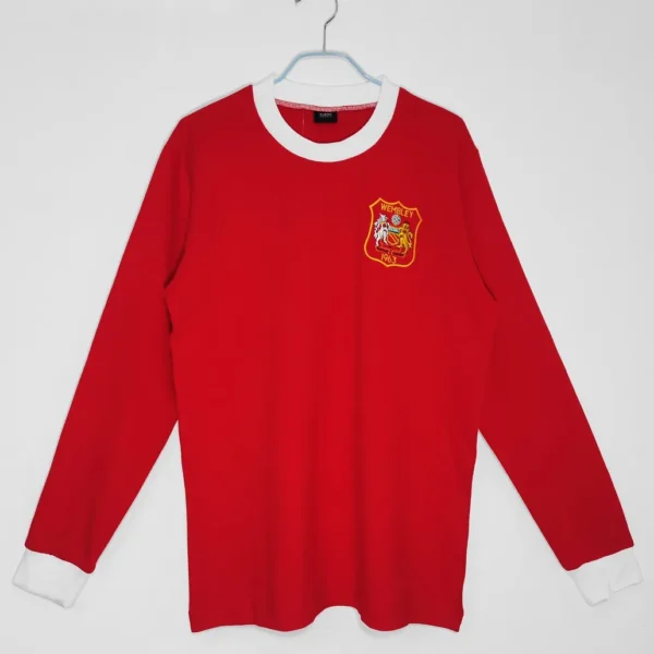 1963 Manchester United FA Cup Final Retro Long-Sleeve Jersey 1