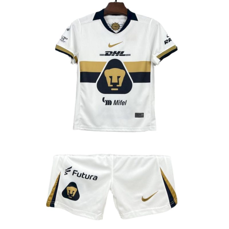 AAAAAAA Pumas UNAM Soccer jersey Home Kids kit 2025-26 - Image 1