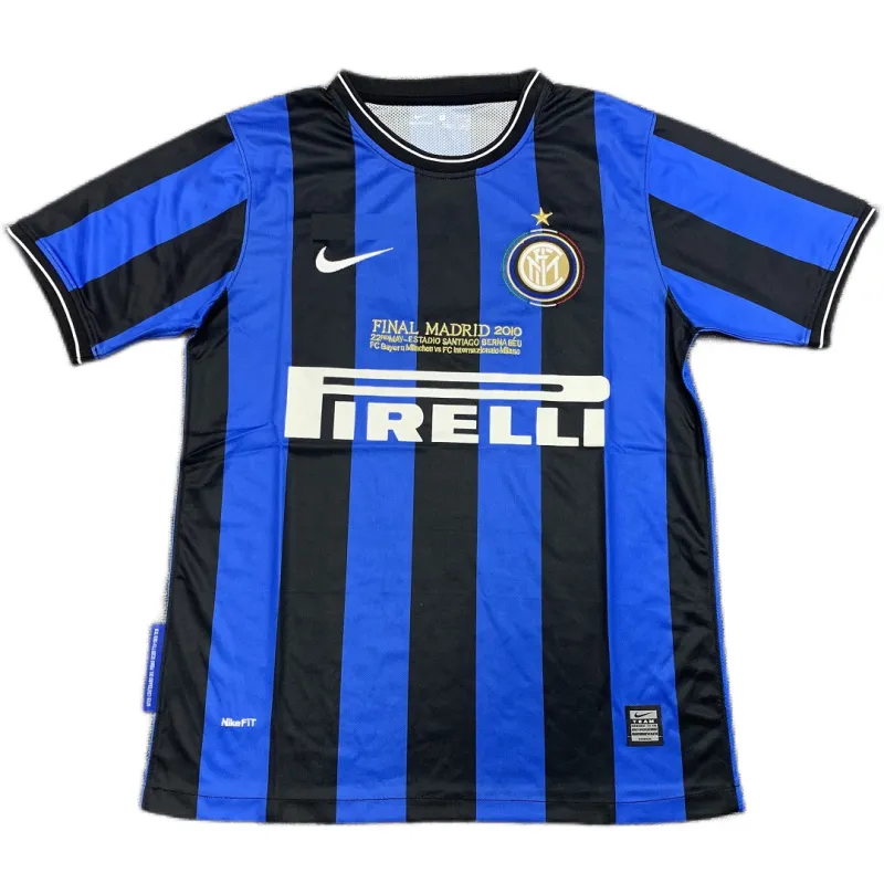a24bd353e5 09-10 Inter Milan UCL Final Retro Home Jersey - Image 1