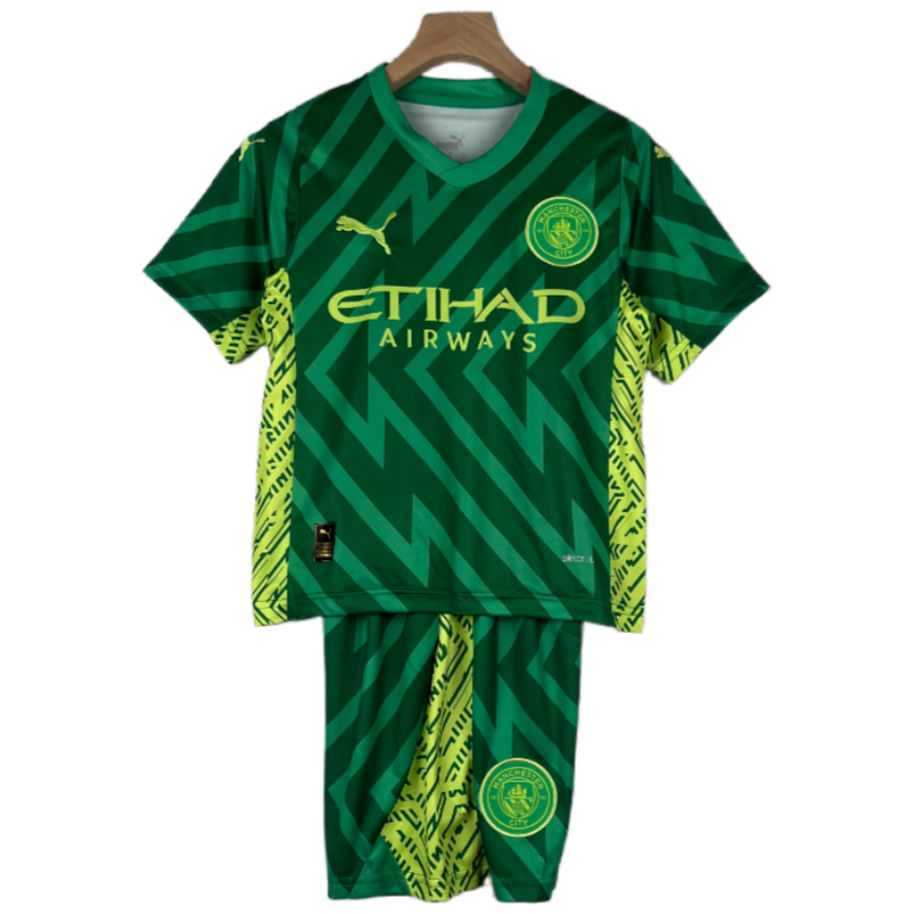 d1a65cb8b0 23-24 Kids Goalkeeper Manchester City Kit - Image 1