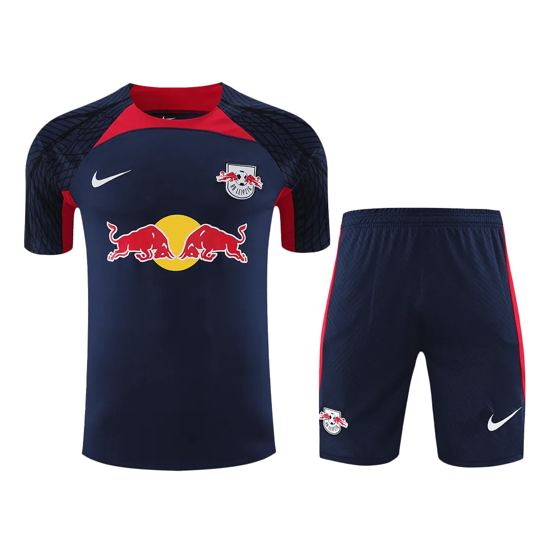 d219f8aaef 23-24 RB Leipzig Pre-Match Kit(Jersey+Shorts) - Image 1