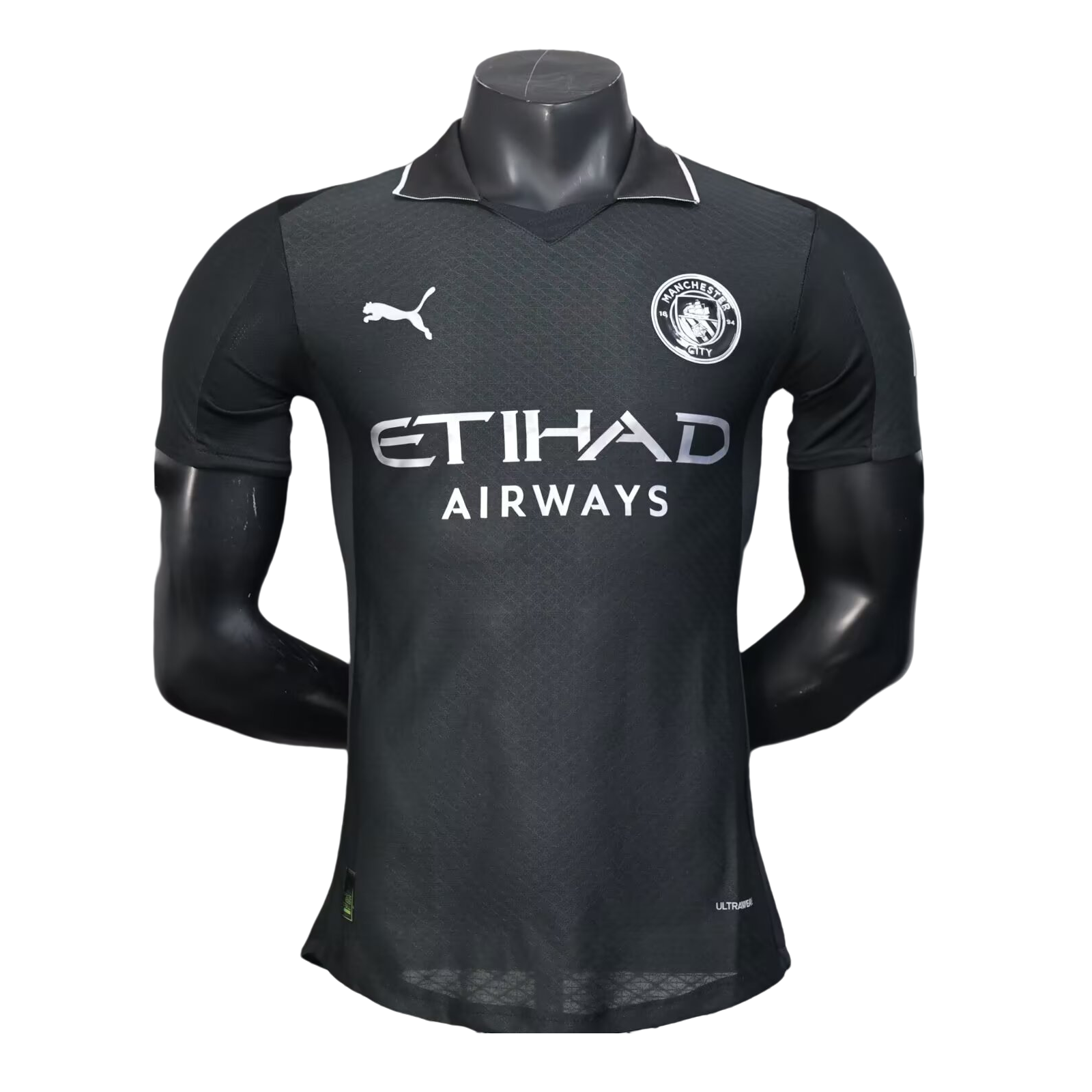 ea09a2839c Manchester City Black Away Football Shirt 2025/2026 Player Version - Image 1