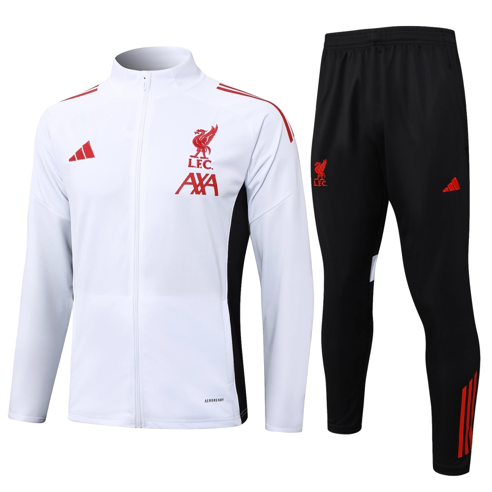 lauanlthird25-234953b2f1-8-3 Liverpool Training Kit (jacket+Pants)White 2025-26 - Image 1