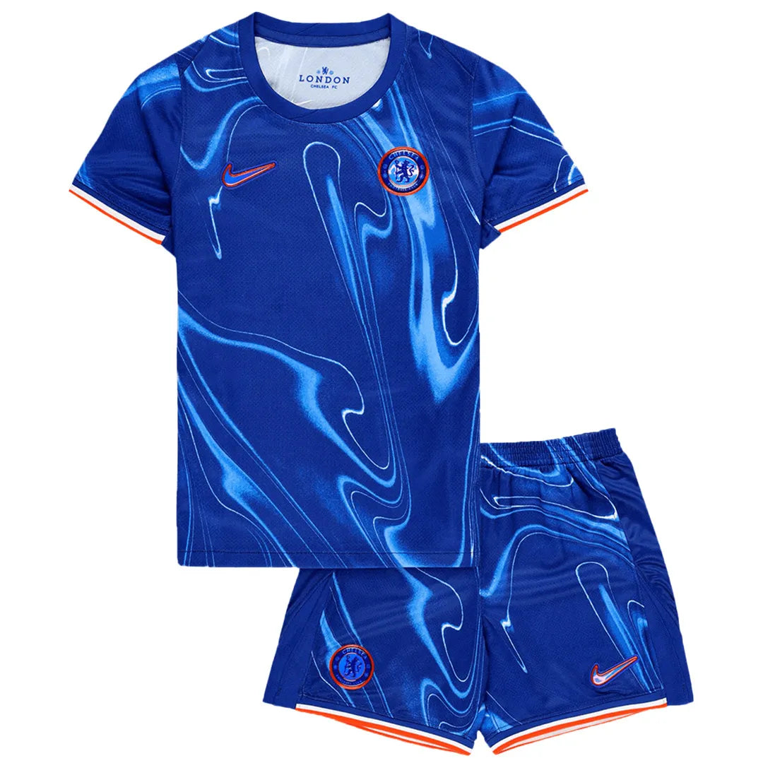 0172317855322a21c6bKidsChelseaHomeJerseyKit202425MineJerseys.jpg Conjunto - Kids Chelsea 2024/25 Home - 26 (11-12 Anos) - Image 1