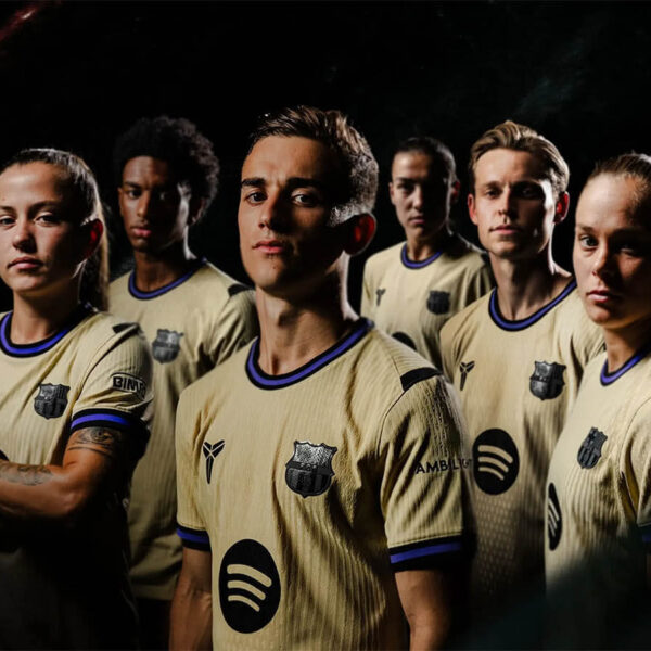 Camisa Barcelona 2025/26 Away - Kit Torcedor Infantil