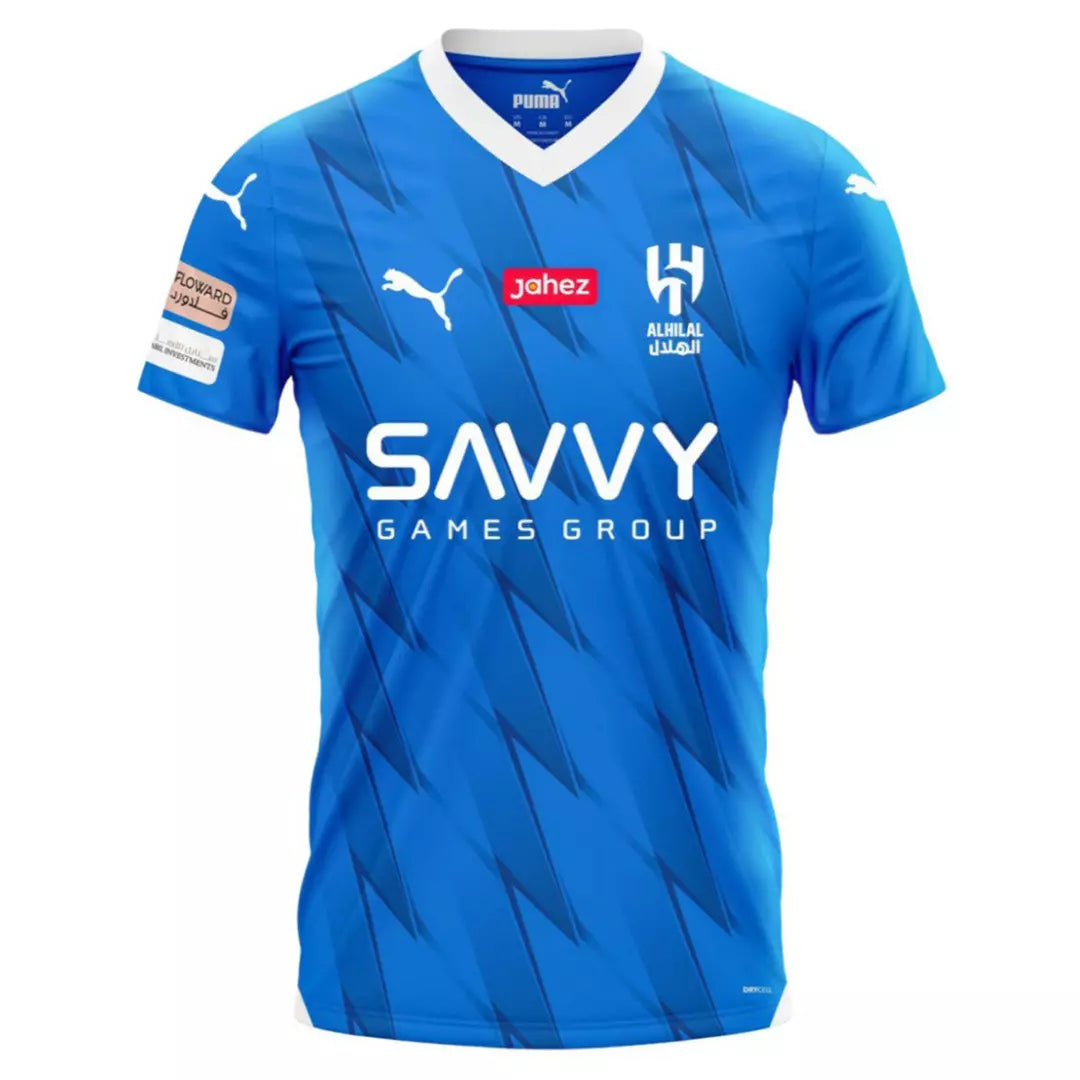 Al-Hilal_2023-2.jpg Al-Hilal 2023/24 Home Azul - #10 Neymar Jr. - Tamanho GG - Mens - Image 1