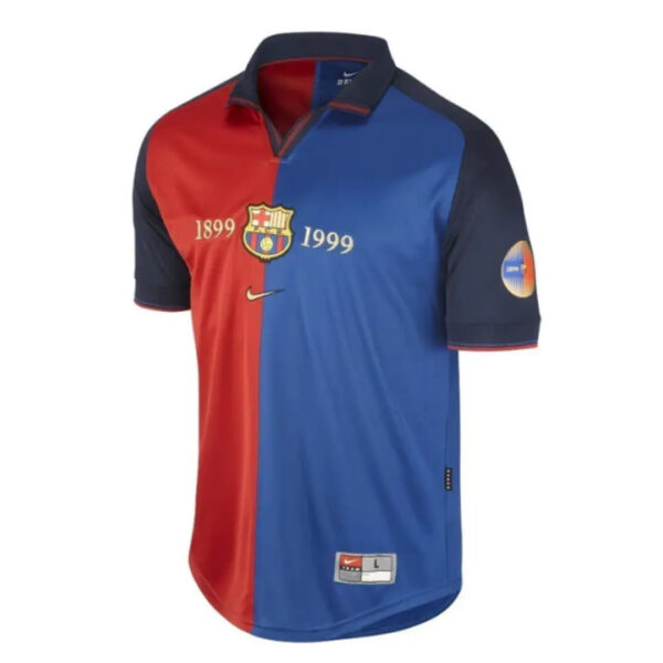 Barcelona 1999/00 Home Jersey - #11 RIVALDO - Tamanho GG (XL)