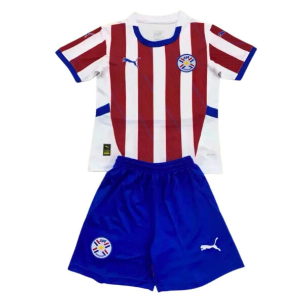 Jersey National Team Paraguai 2024 Home - Kit Fan Kids