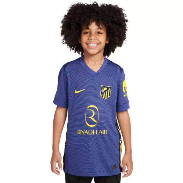 Camisa Atlético de Madrid 2025/26 Away - Kit Torcedor Infantil