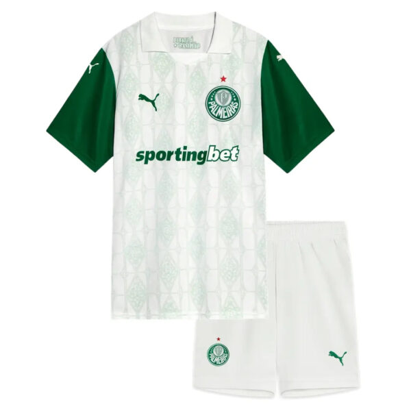 Palmeiras 2025 Away Infantile Kit - Official Puma