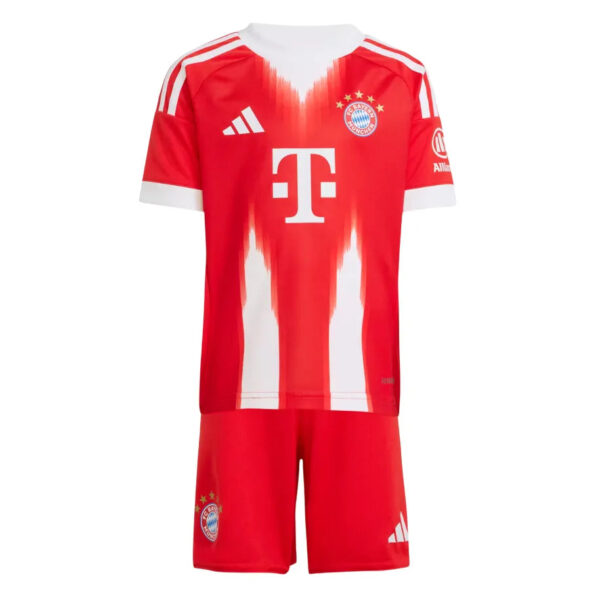 Jersey Bayern Munich 2025/26 Home - Kit Kids - Tamanho 22 (6-7 anos)