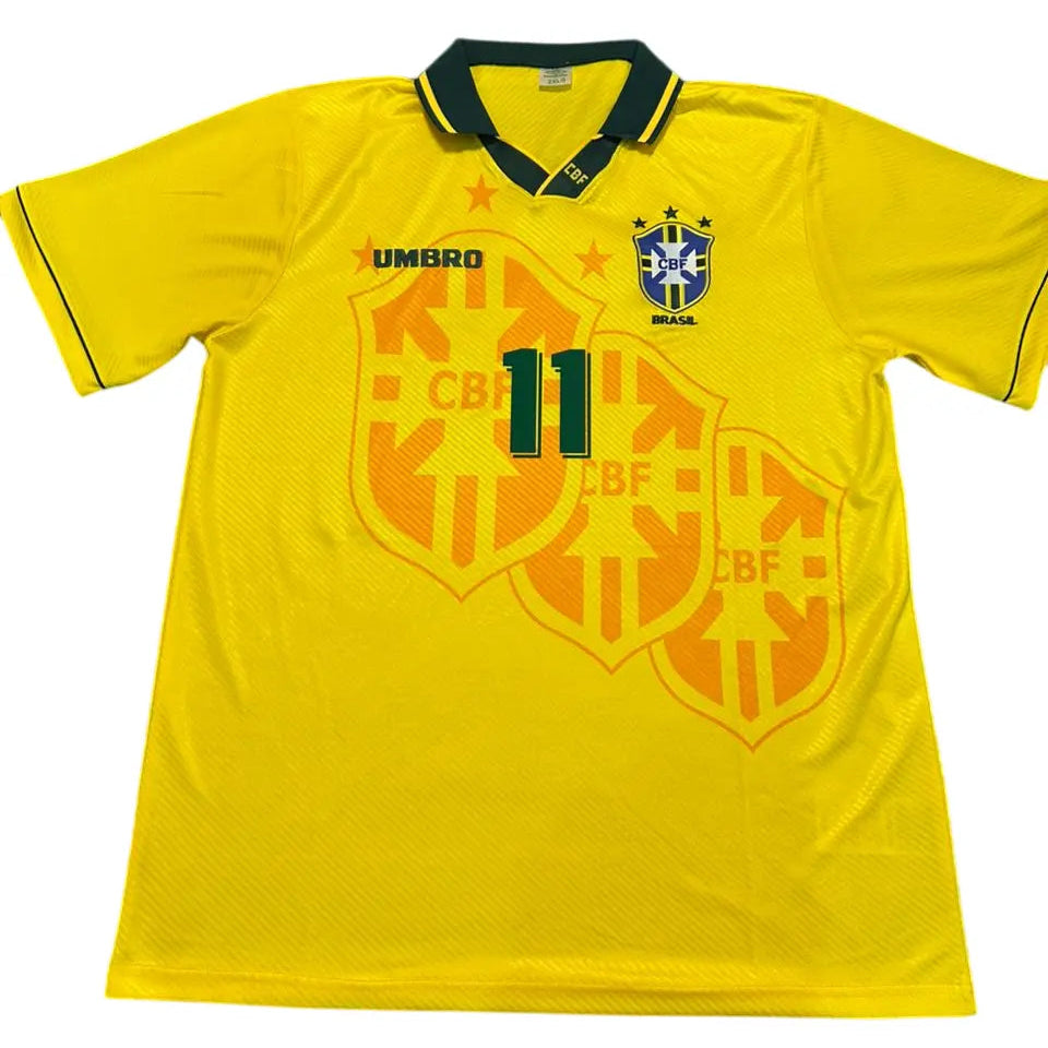 Brasil_1994_-_Romario_2-1.jpg Jersey Brazil 1994 Home - #11 ROMÁRIO - Tamanho M - Image 1