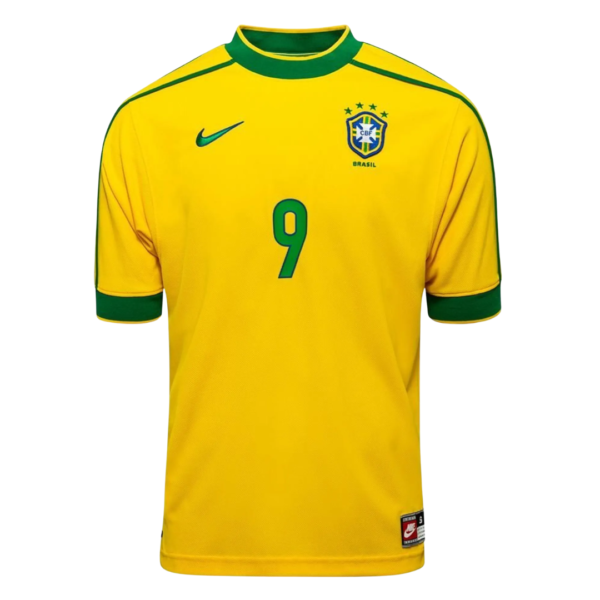Jersey Brazil 1998 Home #9 RONALDO - Tamanho M (M)