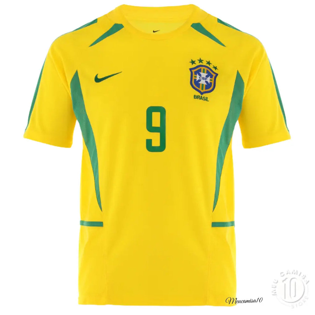 Brasil_2002_3.jpg Brazil 2002 Home - #9 RONALDO - Tamanho G (L) - Image 1