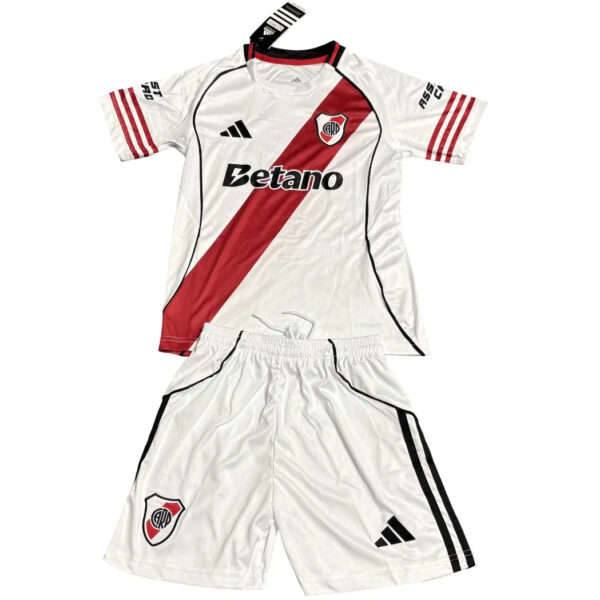 River Plate 2025/26 Home - Fan Kit - Kids