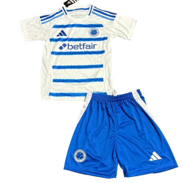 Jersey Cruzeiro 2025 Away - Kit Fan Kids