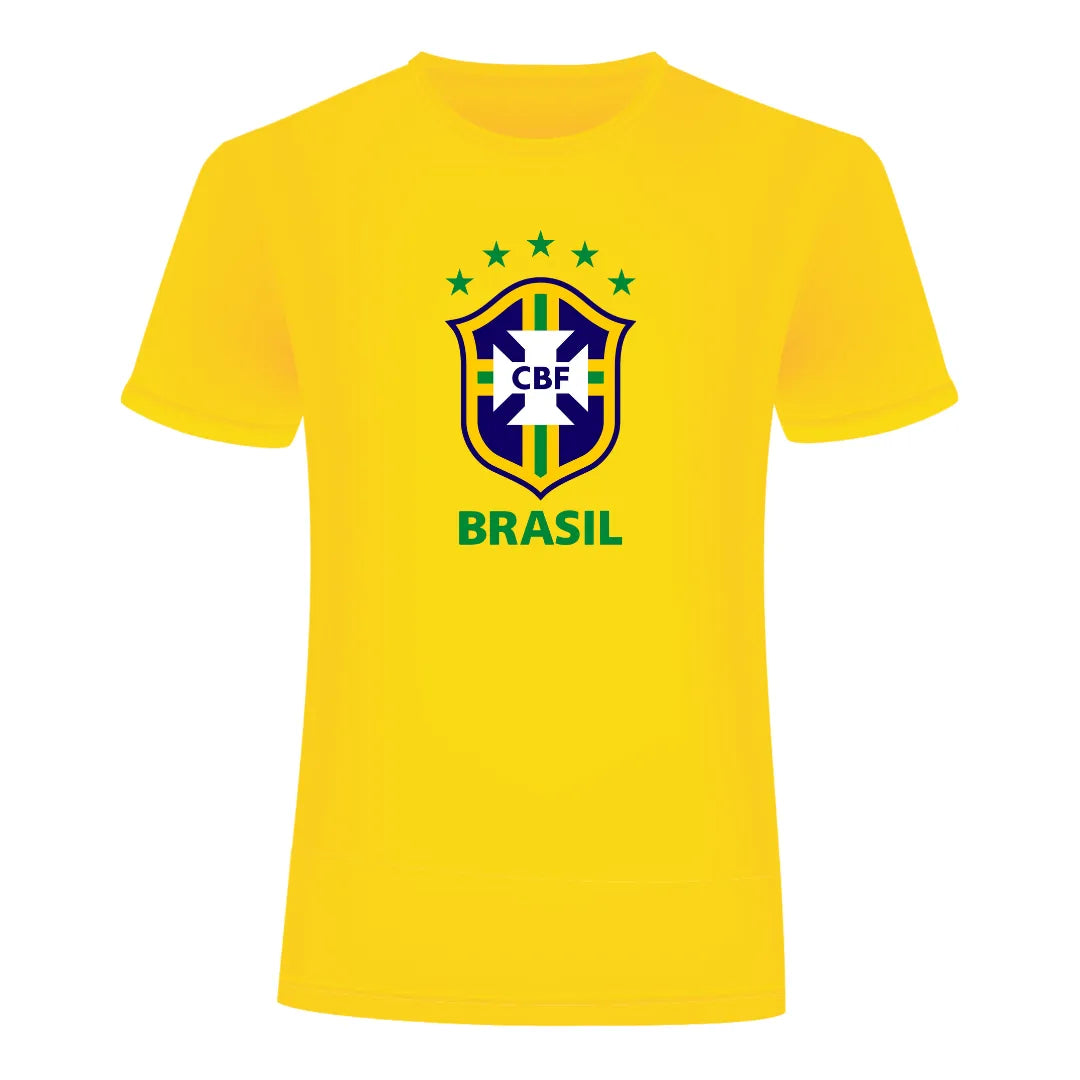 MEUCAMISA10_DINHO_AMARELA-2.jpg T-Shirt MC10 Copa Confederação Brazileira Amarelo 100% Algodão 30.1 - Image 1