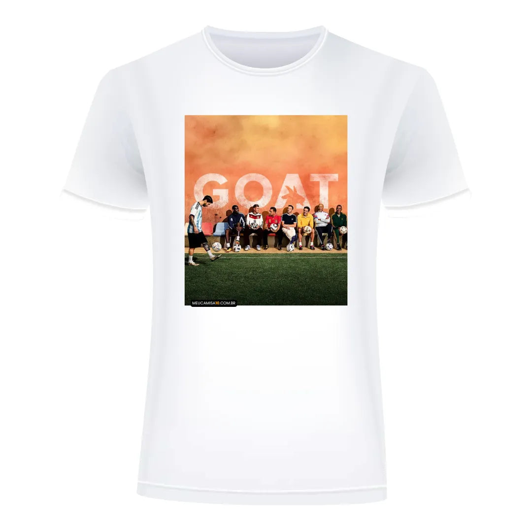 MEUCAMISA10_GOAT_MESSI-1.jpg T-Shirt MC10 Copa GOAT Branca 100% Algodão 30.1 - Image 1