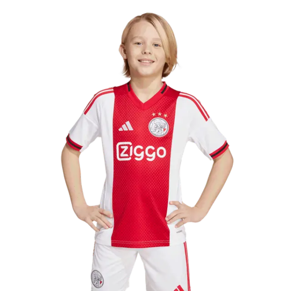 Camisa Ajax 2025/26 Home - Kit Torcedor Infantil