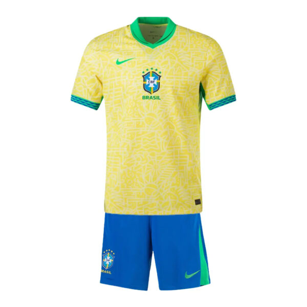 Conjunto - Kids National Team Brazil 2024/25 Home - #9 HAWKINS - Tamanho 20 (4-5 anos)